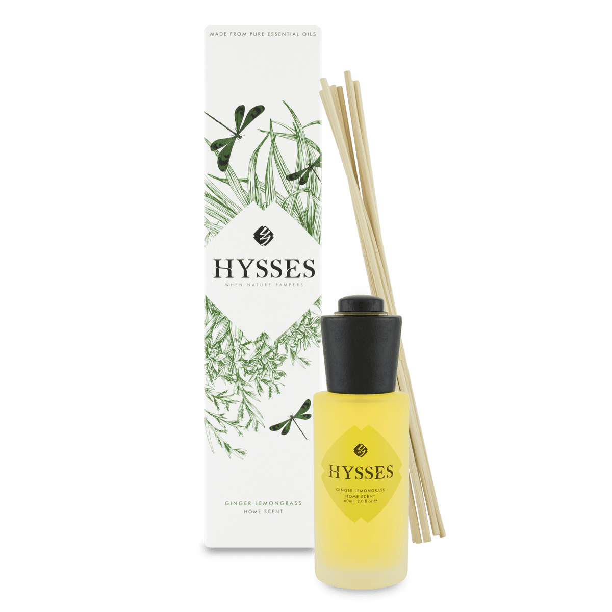 Hysses Home Scents Home Scent Reed Diffuser Ginger Lemongrass, 60ml