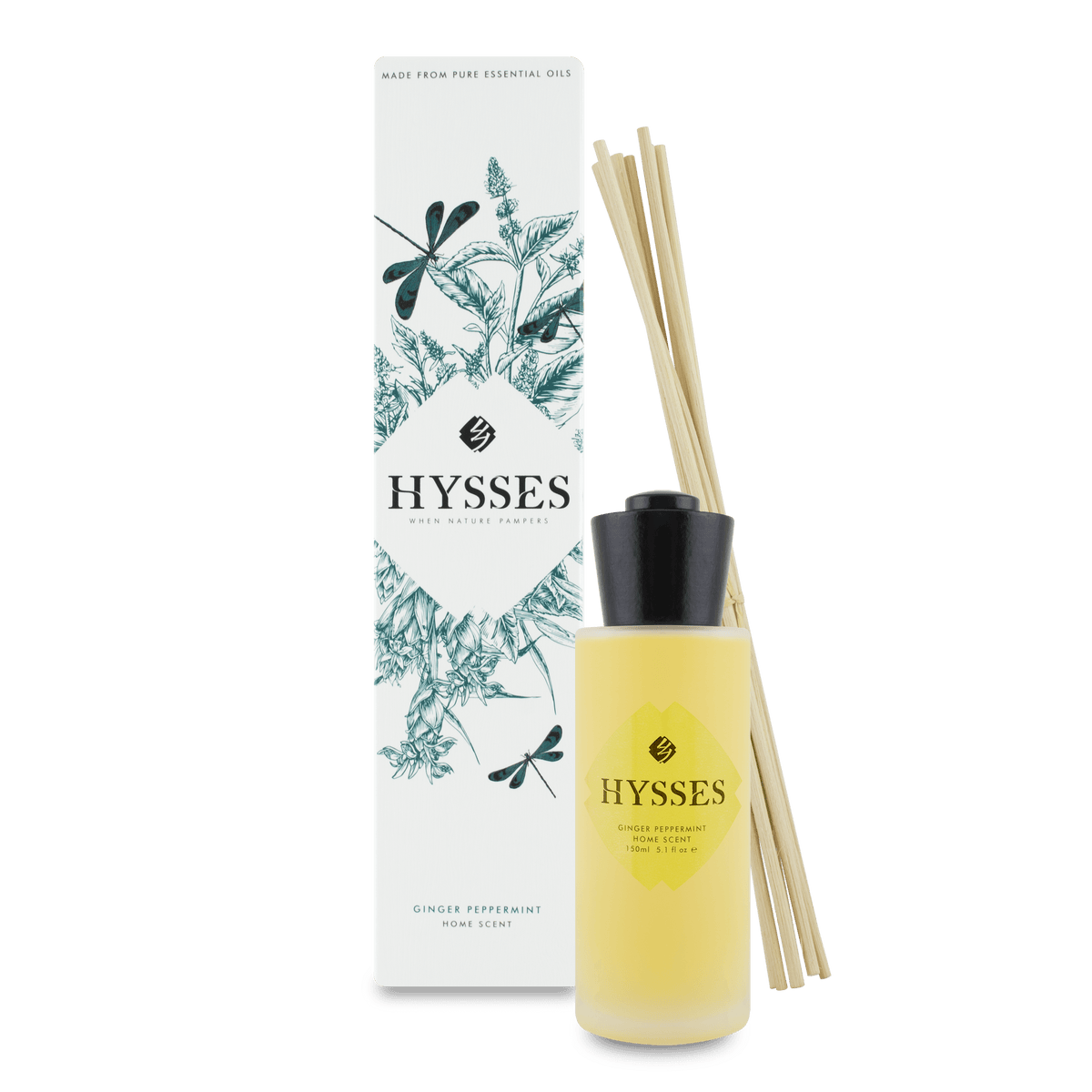 Hysses Home Scents Home Scent Reed Diffuser Ginger Peppermint, 150ml