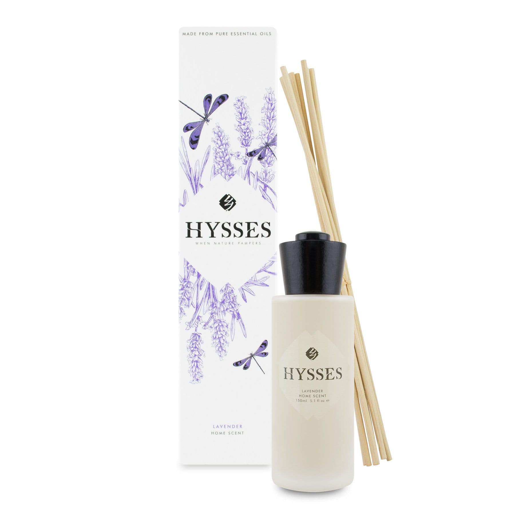 Hysses Home Scents 60ml Home Scent Reed Diffuser Lavender