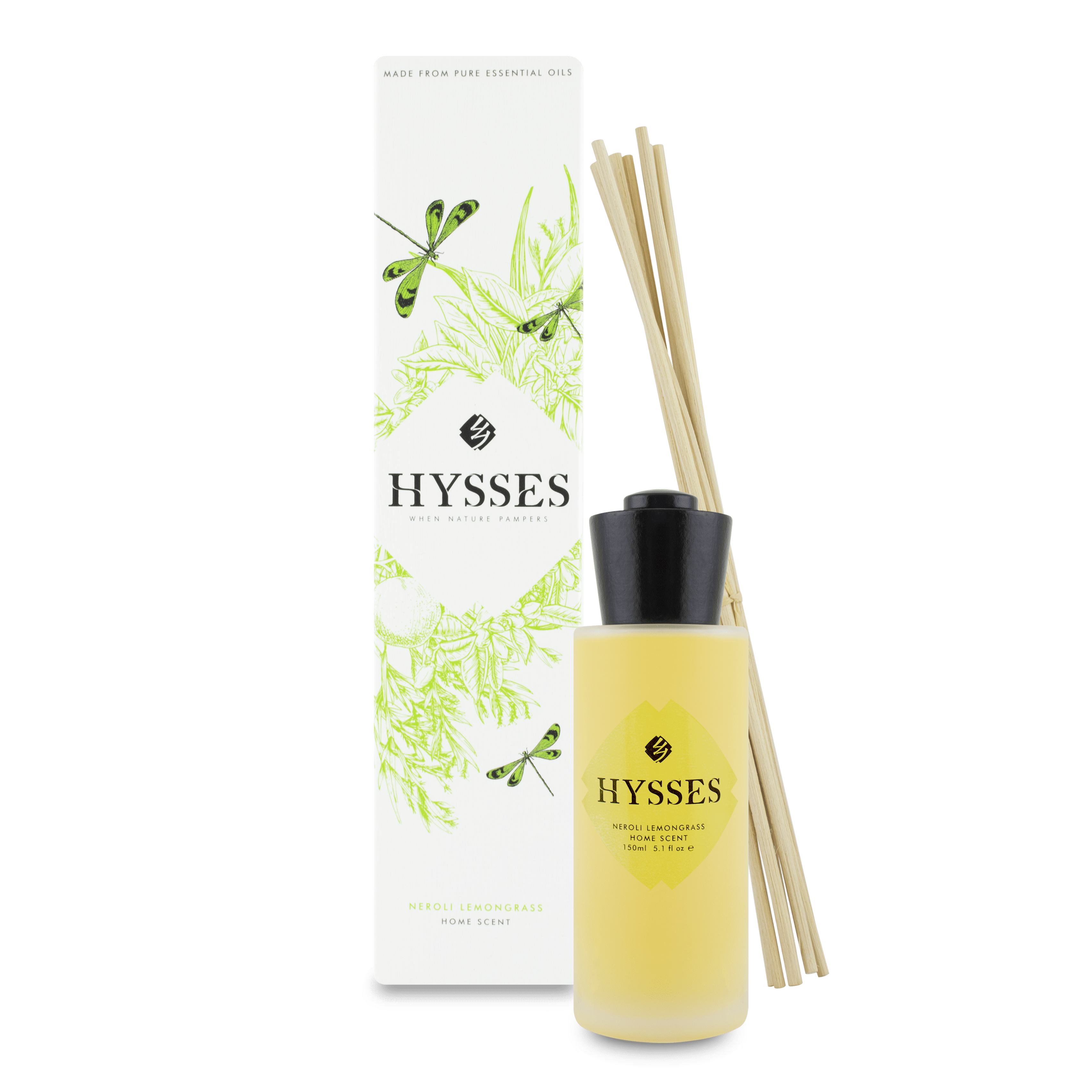 Hysses Home Scents Home Scent Reed Diffuser Neroli Lemongrass, 150ml