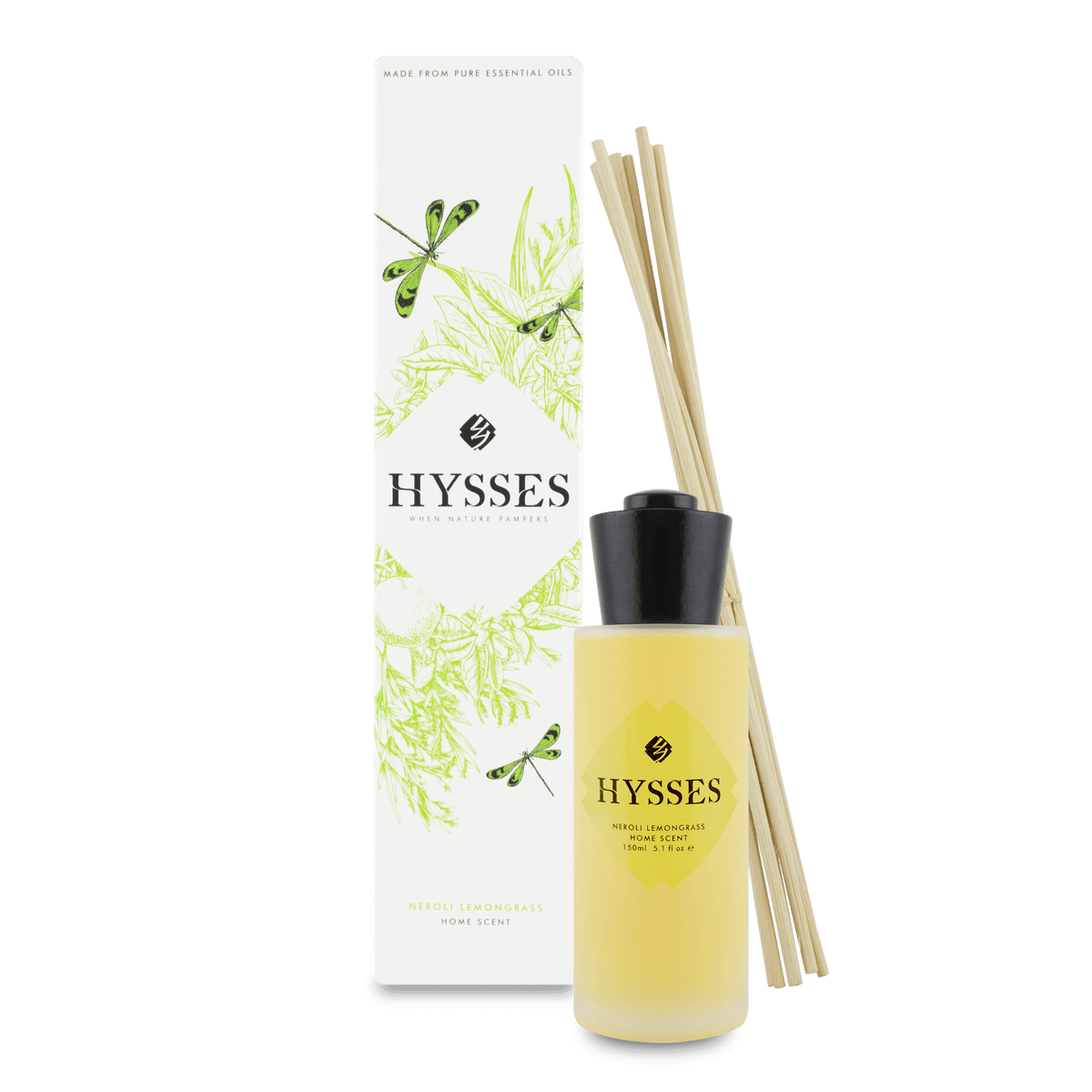 Hysses Home Scents Home Scent Reed Diffuser Neroli Lemongrass, 150ml