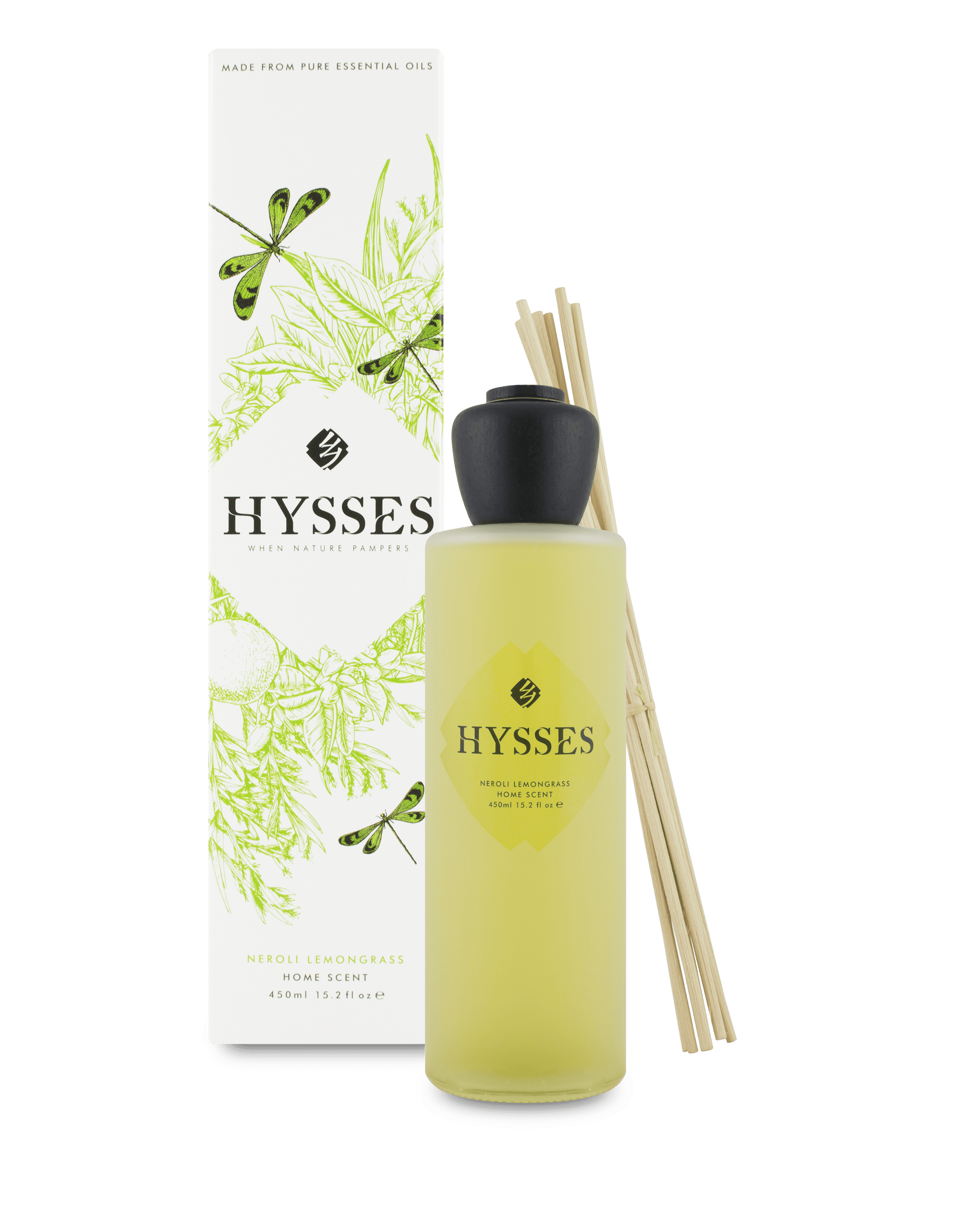 Hysses Home Scents Home Scent Reed Diffuser Neroli Lemongrass, 450ml