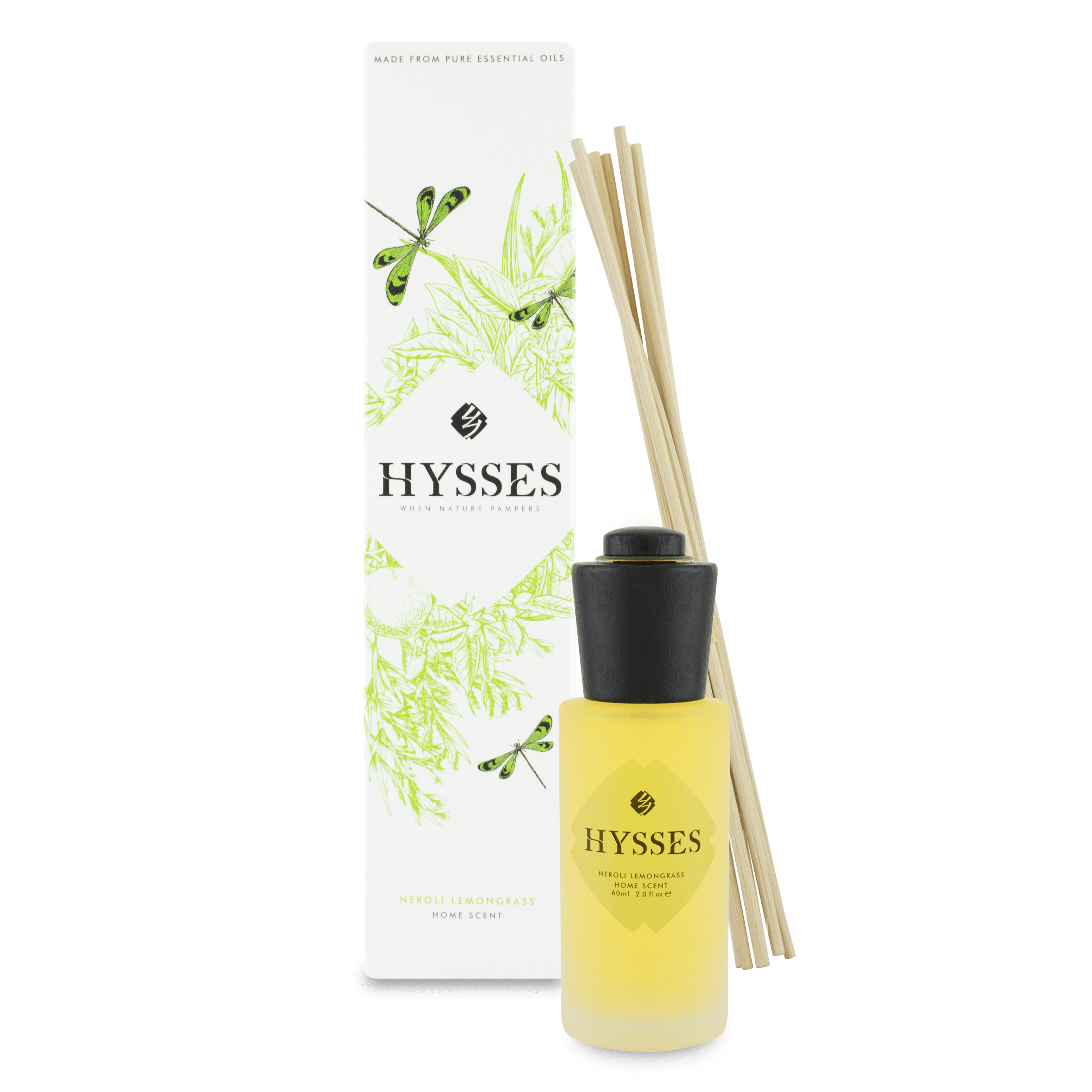 Hysses Home Scents Home Scent Reed Diffuser Neroli Lemongrass, 60ml