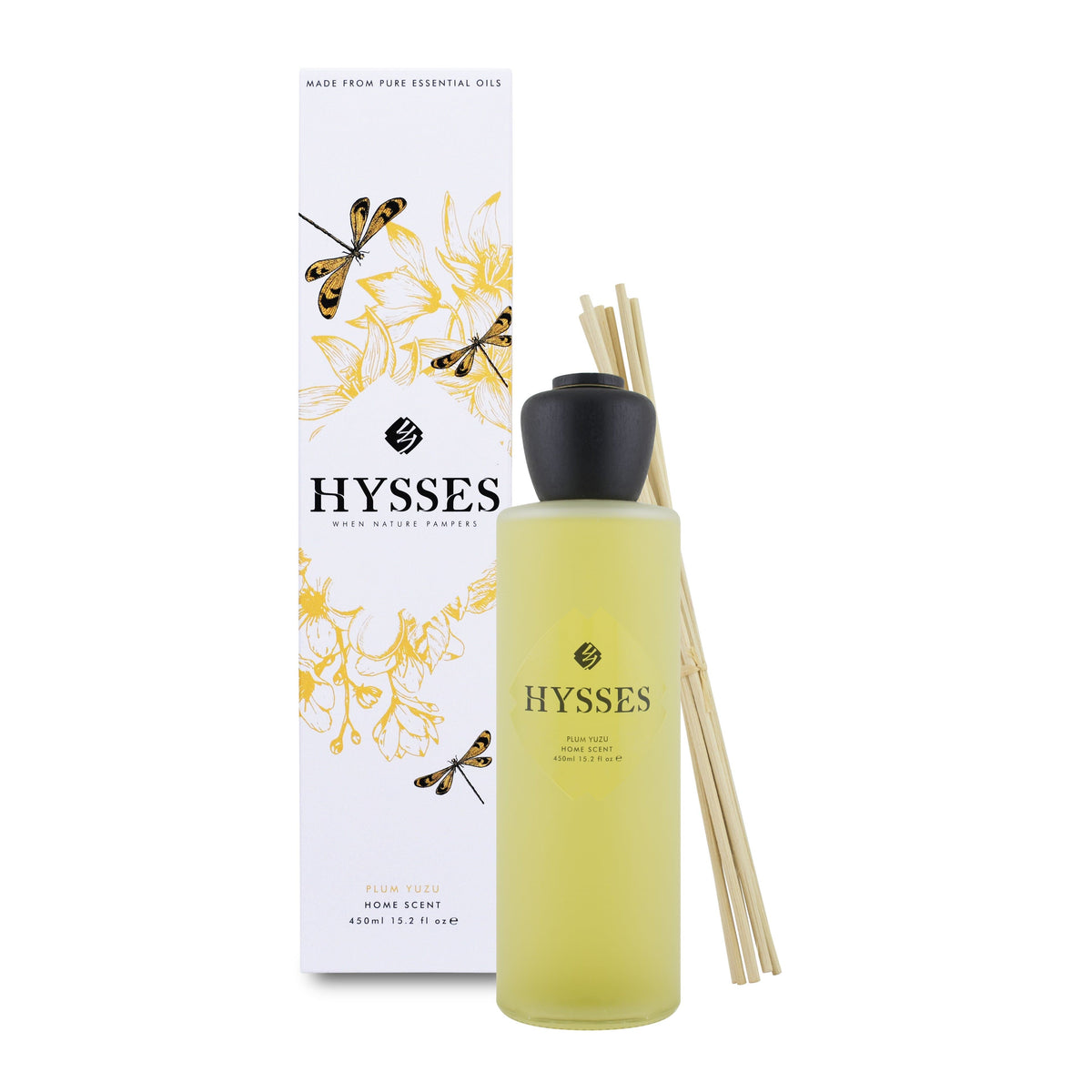 Hysses Home Scents 450ml Home Scent Reed Diffuser Plum Yuzu