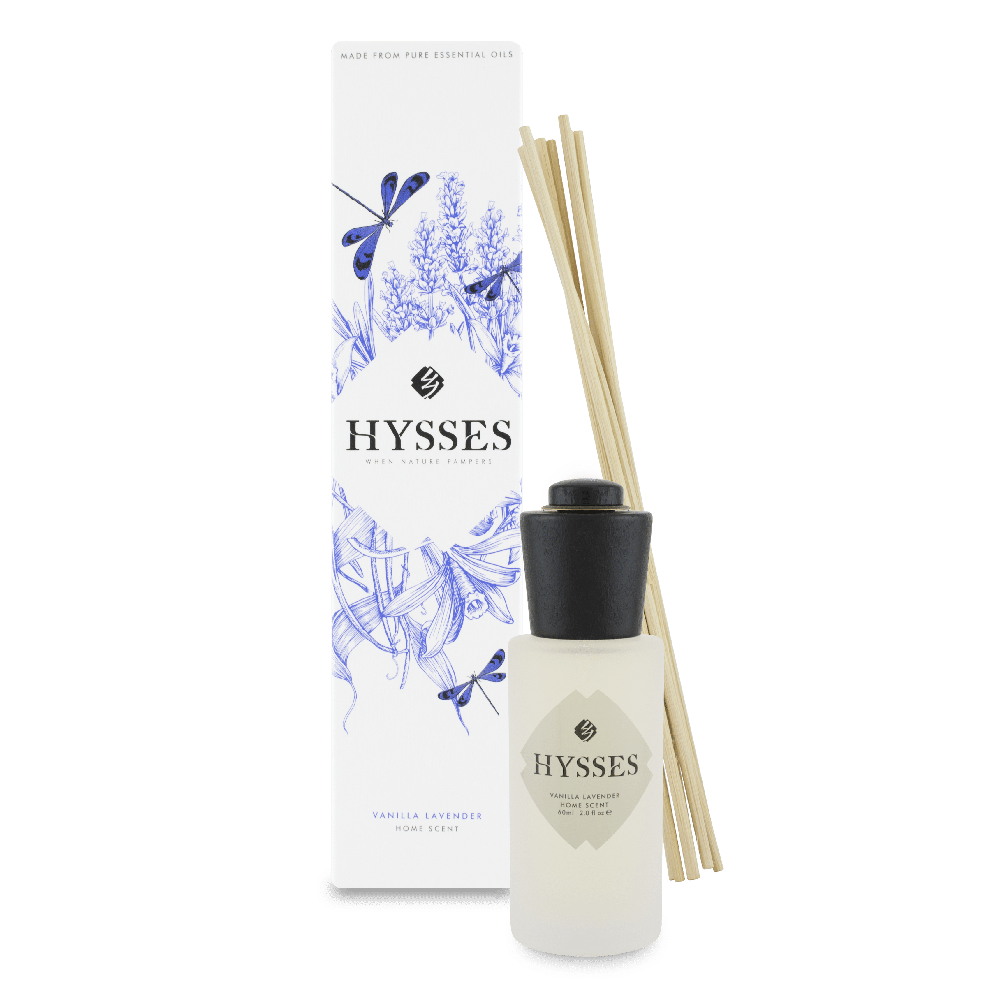 Hysses Home Scents Home Scent Reed Diffuser Vanilla Lavender, 60ml