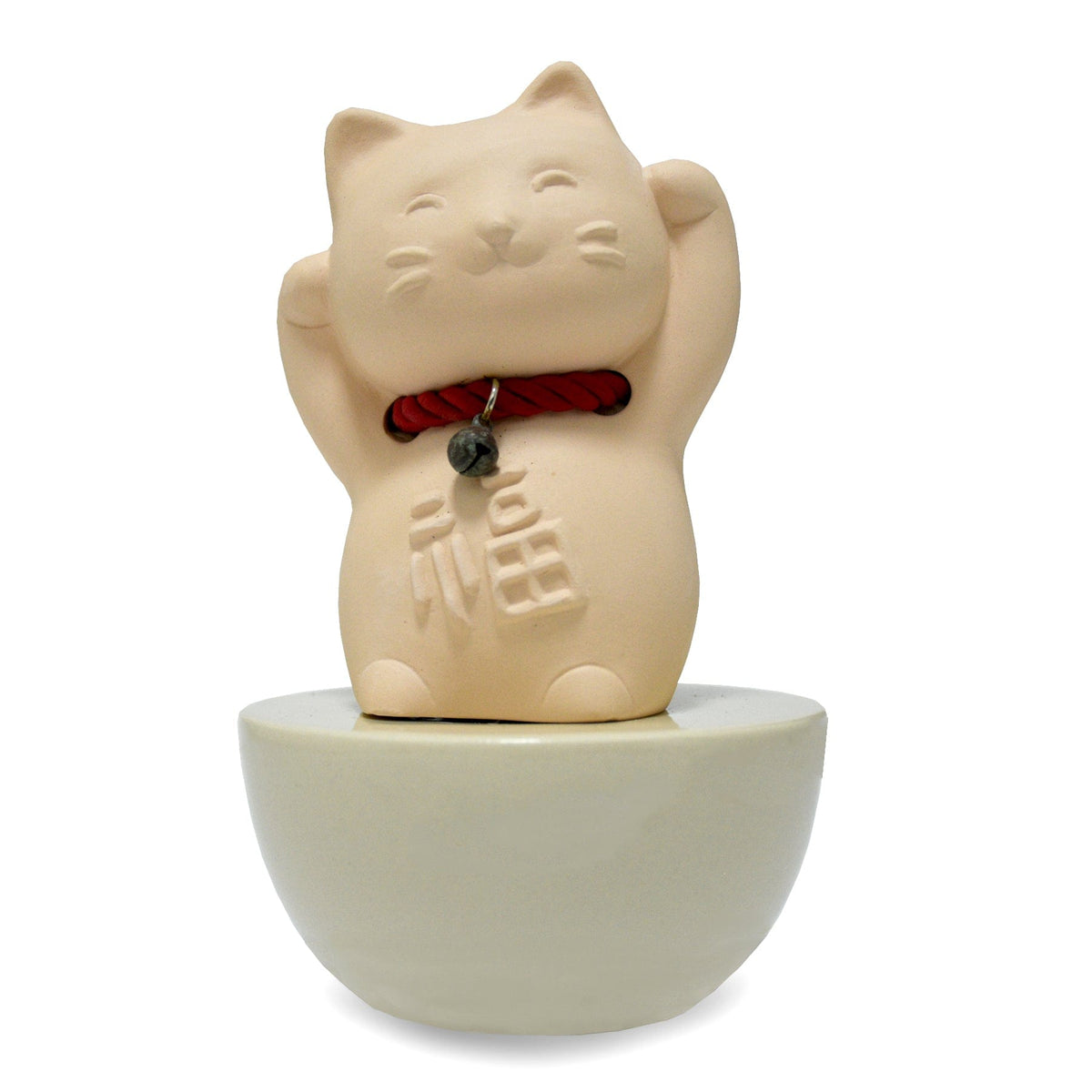 Hysses Home Scents Maneki Cat Clay Diffuser
