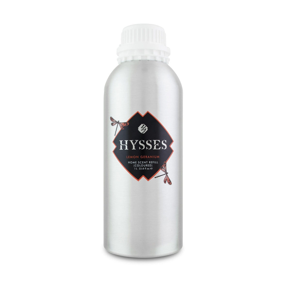 Hysses Home Scents 1000ml Refill Home Scent  Lemon Geranium (Red Coloured)